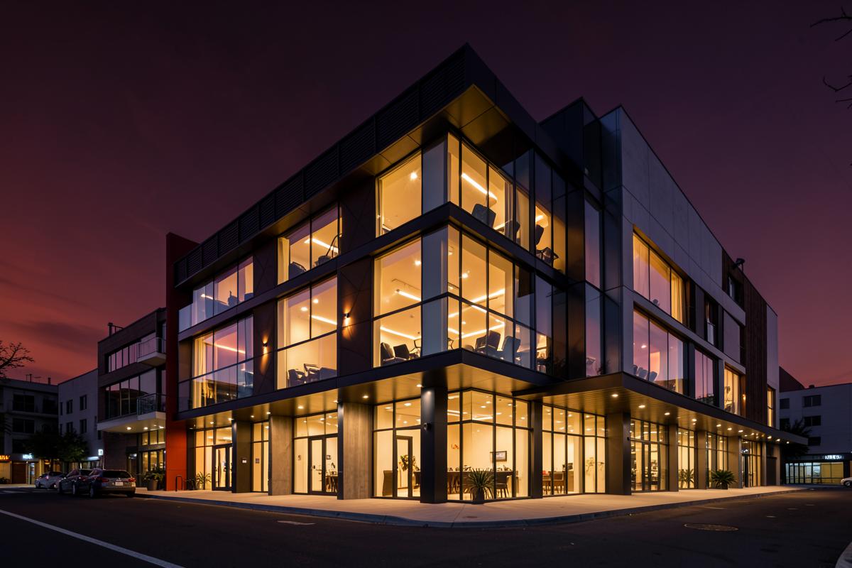 Modern commercial income property eligible for a cost segregation study